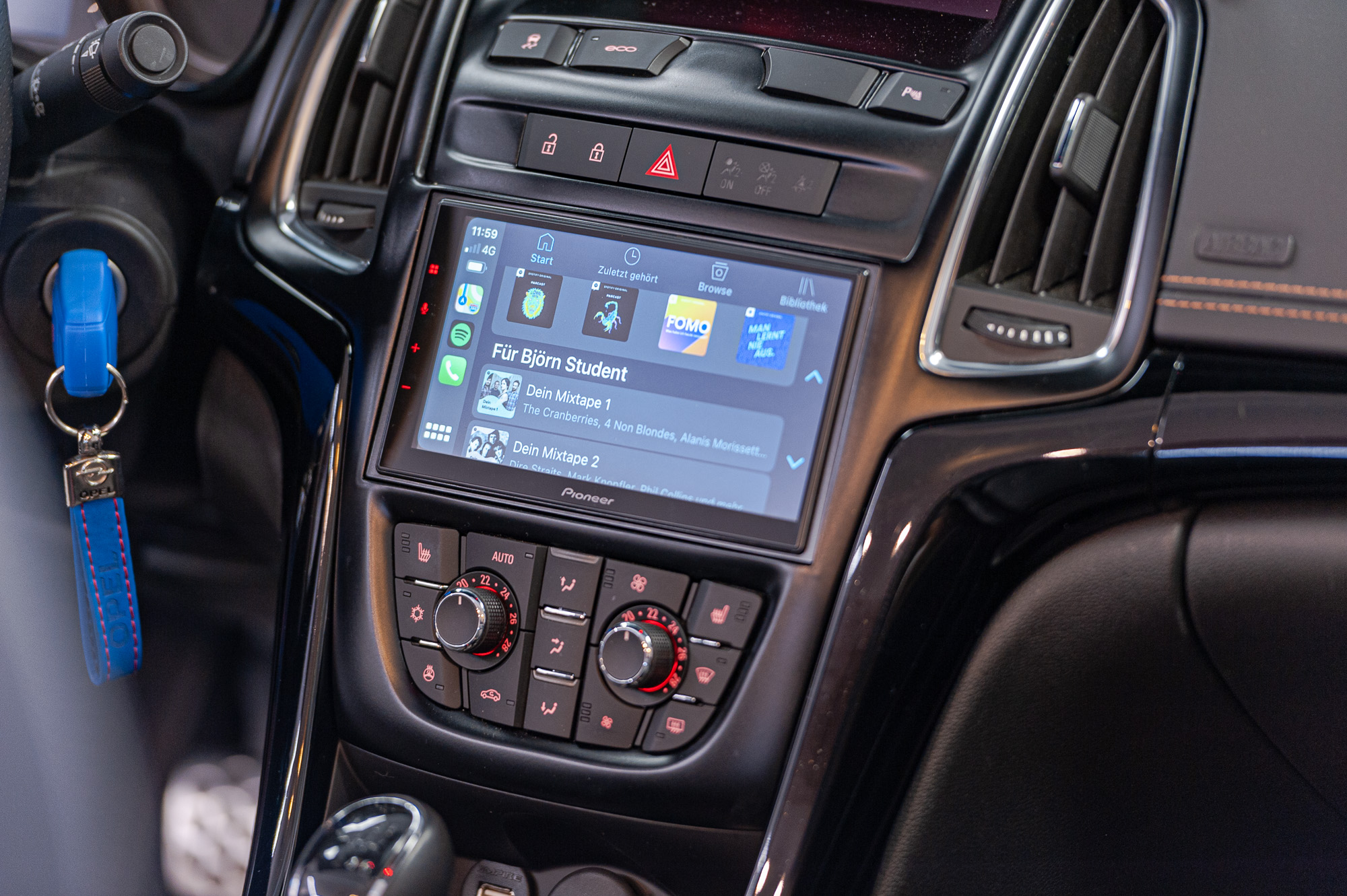 Opel / Vauxhall Cascada 2 DIN Radio Apple CarPlay wireless Android Auto DAB+