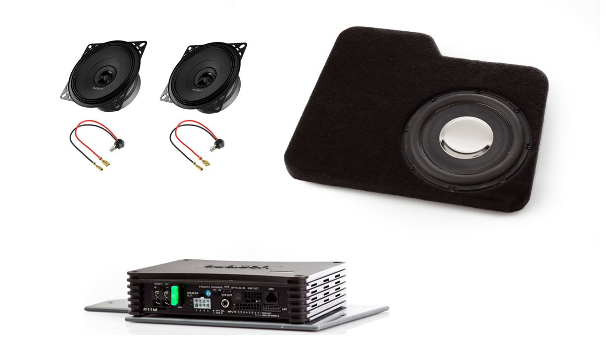 Mercedes SL R107 neue Lautsprecher und Subwoofer nachrüsten