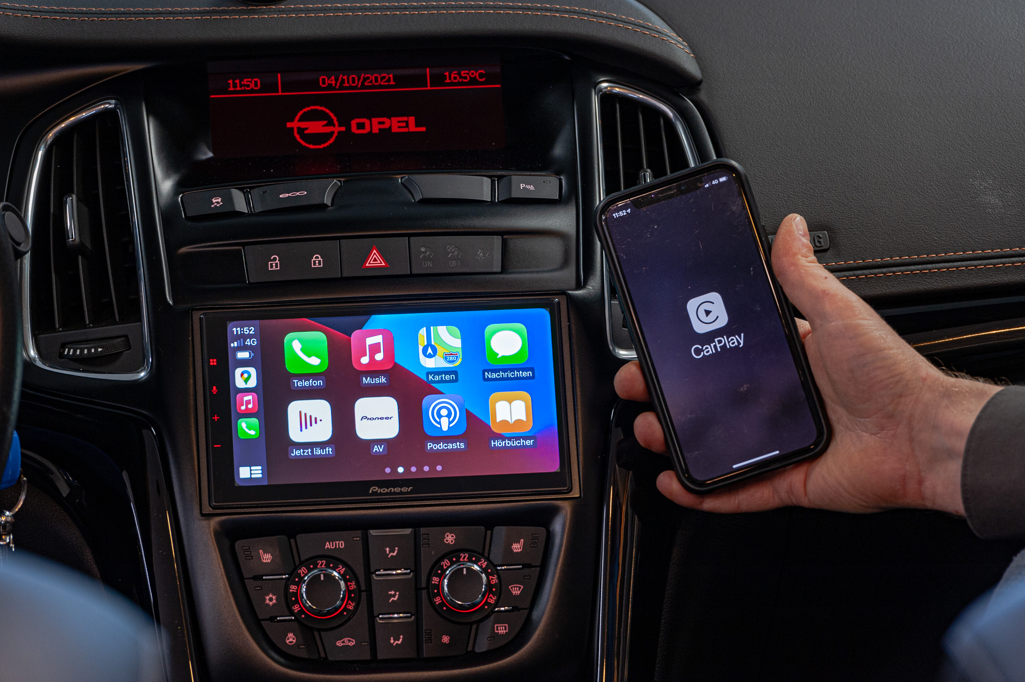 Opel / Vauxhall Cascada 2 DIN Radio Apple CarPlay wireless Android Auto DAB+
